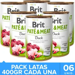 Brit Care Húmedos^Paté & Meat Duck - Pack 6 Unidades