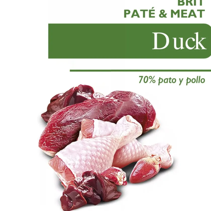 Brit Care Húmedos^Paté & Meat Duck - Pack 6 Unidades