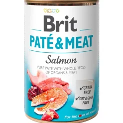 Brit Care Húmedos^Paté & Meat Salmón 400gr