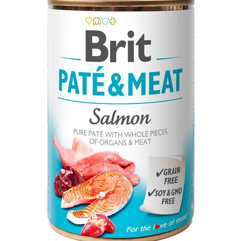 Brit Care Húmedos^Paté & Meat Salmón 400gr