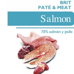 Brit Care Húmedos^Paté & Meat Salmón 800gr