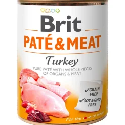 Brit Care Húmedos^Paté & Meat Turkey 800gr