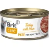 Brit Care Húmedos^Pate de Pavo con Jamón 70gr
