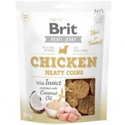Brit Care Naturales^Brit Dog Meaty Jerky Chicken Insect 200gr