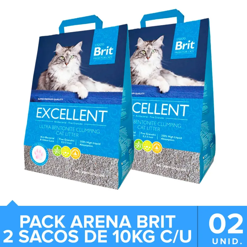 Brit Care Arenas^Brit Excellent Arena Sanitaria para Gatos Pack 20kg