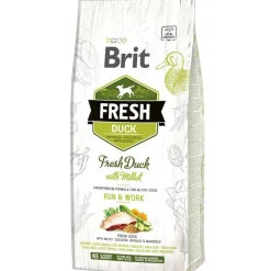 Brit Fresh Adultos (1 A 7 Años)^Duck with Millet Adult Active Run and Work 12kg