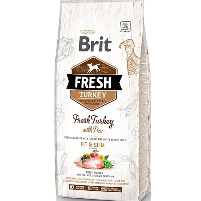 Brit Fresh Control Peso | Senior (+7 Años)^Pavo y Guisantes Perros con Sobrepeso 2.5kg