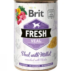 Brit Fresh Húmedos^Perros con Vacuno y Mijo 400gr