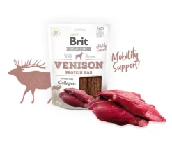 Brit Care Naturales | Galletas Y Snacks^Brit Meaty Jerky Venision Protein Bar Snack Para Perros Sabor Venado 80gr