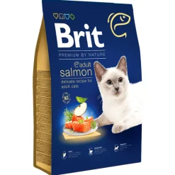 Brit Care Adultos (1 A 7 Años)^Brit Premium by Nature Cat Adult Salmon 8 kg