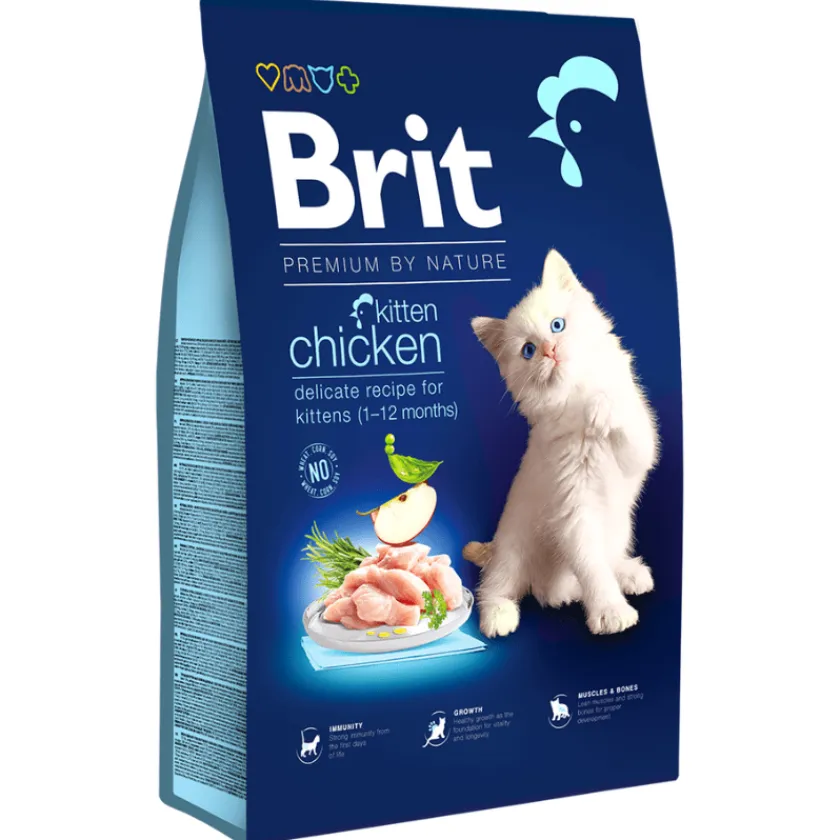 Brit Care Gatitos (0 A 12 Meses)^Brit Premium by Nature Cat Kitten Chicken 8 kg