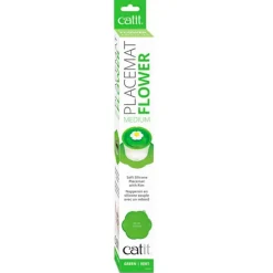 Cat it Comederos Y Fuentes De Agua^Alfombra Protectora para Fuente Verde
