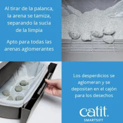 Cat it Areneros | Baños Sanitarios (areneros)^Arenero Automatico SmartSift