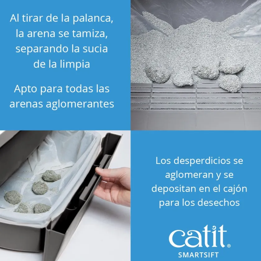 Cat it Areneros | Baños Sanitarios (areneros)^Arenero Automatico SmartSift