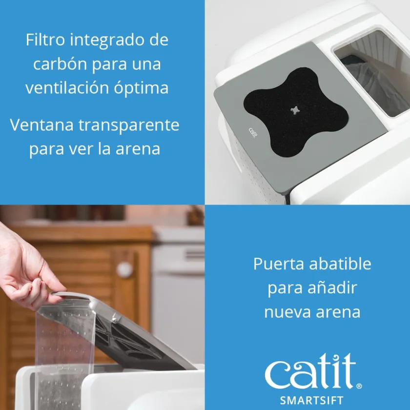 Cat it Areneros | Baños Sanitarios (areneros)^Arenero Automatico SmartSift