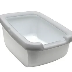 Cat it Areneros | Baños Sanitarios (areneros)^Arenero Gris con Borde Gruso para Gatos