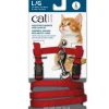 Cat it Arnes, Collares, Correas | Adultos (1 A 7 Años)^Arnes Large con trailla para Gatos Color Rojo