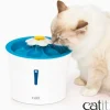 Cat it Comederos Y Fuentes De Agua^Fuente Bebedera Flor con luces Led 3Ltrs