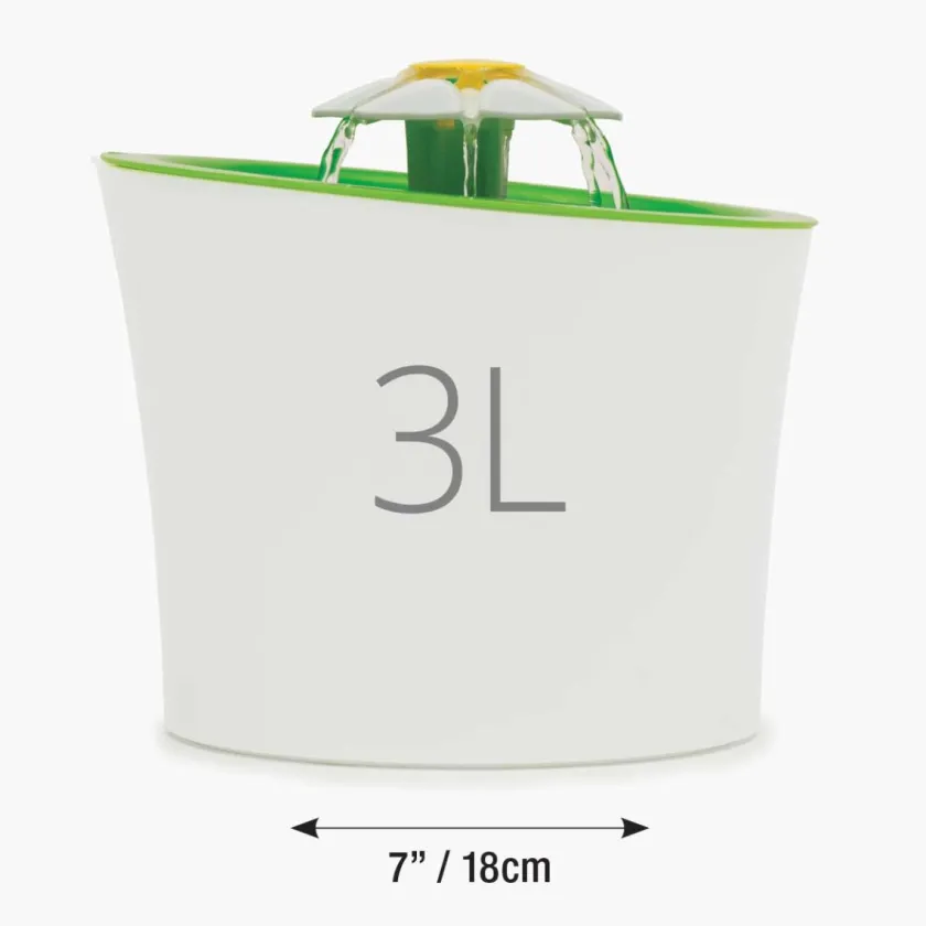 Cat it Comederos Y Fuentes De Agua^Fuente Bebedera Flor 3L