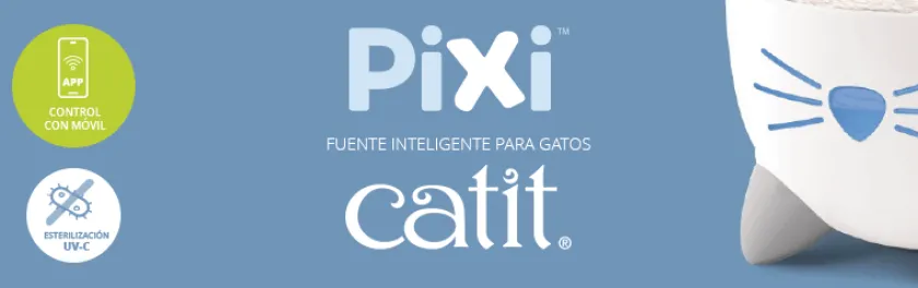 Cat it Comederos Y Fuentes De Agua^Fuente Inteligente PIXI 2 Litros