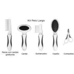 Cat it Peines Y Cepillos Para Gatos^Kit Grooming para Pelo Largo