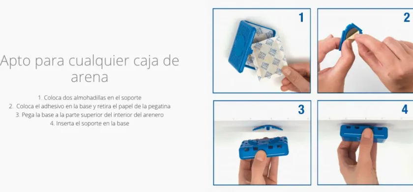 Cat it Areneros | Baños Sanitarios (areneros)^Magic Blue Cartucho