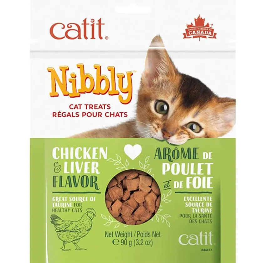 Cat it Galletas^Nibbly Snack Pollo e Hígado 90gr