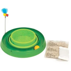 Cat it Hierba Gatera^Play Circuito 3 en 1 con Pasto