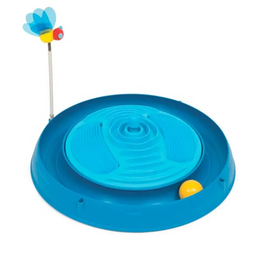 Cat it Gateras Y Rascadores^Play Circuito 3 en 1 Con Masajeador