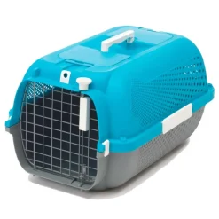 Cat it Casas Y Transportadoras Para Gatos | Casas Y Transportadoras Para Perros^Transportador Voyageur Color Turqueza Small