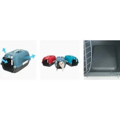 Cat it Casas Y Transportadoras Para Gatos | Casas Y Transportadoras Para Perros^Transportador Voyageur Color Turqueza Medium