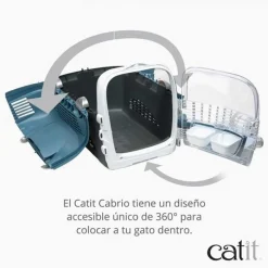 Cat it Casas Y Transportadoras Para Gatos | Casas Y Transportadoras Para Perros^Transportadora Cabrio Cereza