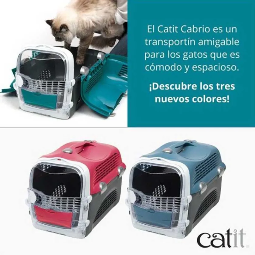 Cat it Casas Y Transportadoras Para Gatos | Casas Y Transportadoras Para Perros^Transportadora Cabrio Cereza