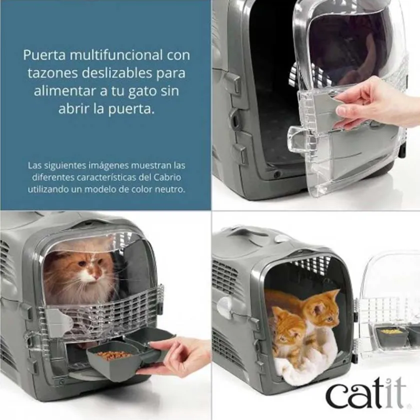 Cat it Casas Y Transportadoras Para Gatos | Casas Y Transportadoras Para Perros^Transportadora Cabrio Turqueza