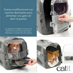 Cat it Casas Y Transportadoras Para Gatos | Casas Y Transportadoras Para Perros^Transportadora Cabrio Cereza