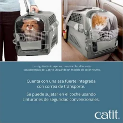 Cat it Casas Y Transportadoras Para Gatos | Casas Y Transportadoras Para Perros^Transportadora Cabrio Cereza