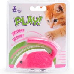 Cat it Juguetes^Cat Love Raton Mecanico Rosado