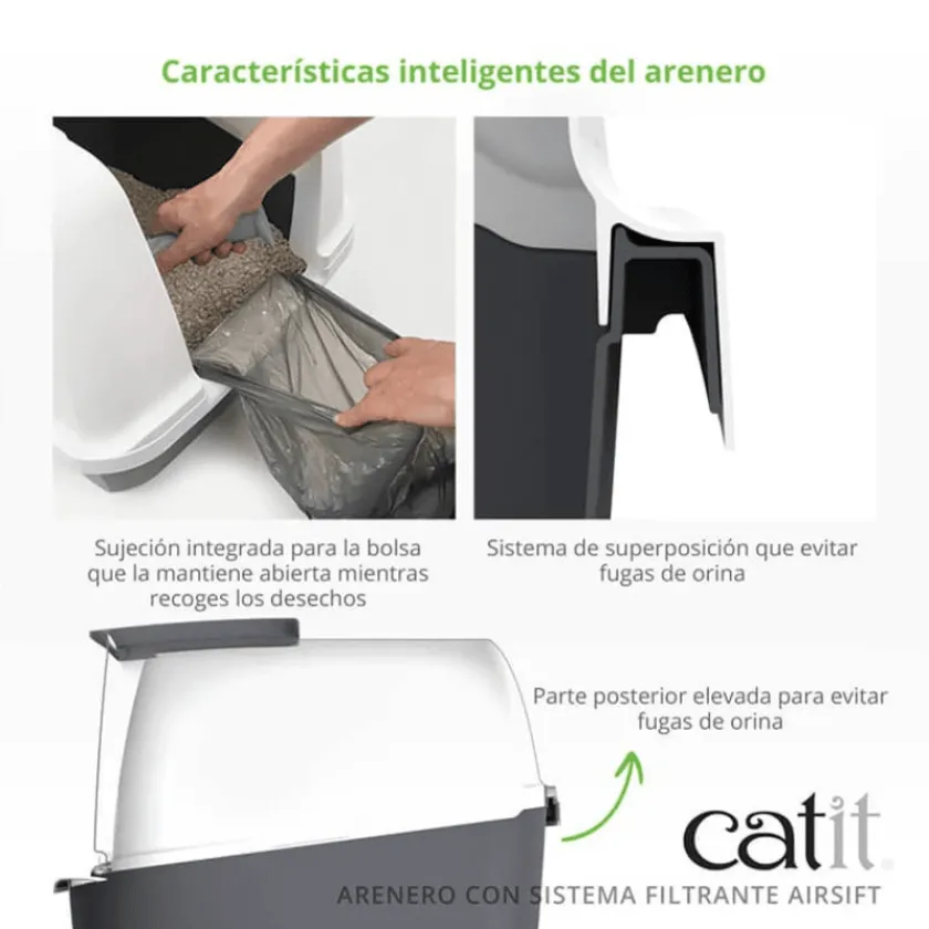 Cat it Areneros | Baños Sanitarios (areneros)^Catit Baño Jumbo Para Gatos