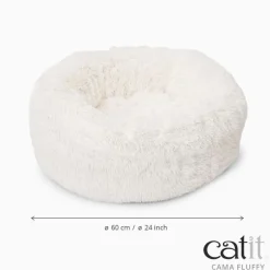 Cat it Camas^Catit Cama para gatos Fluffy Blanca