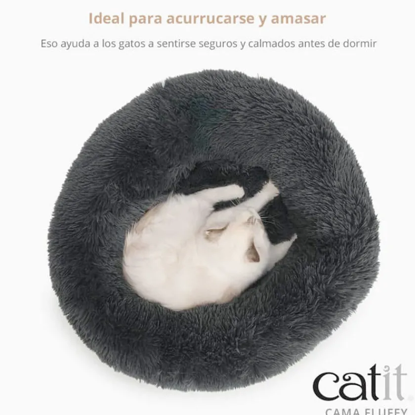 Cat it Camas^Catit Cama para gatos Fluffy Gris