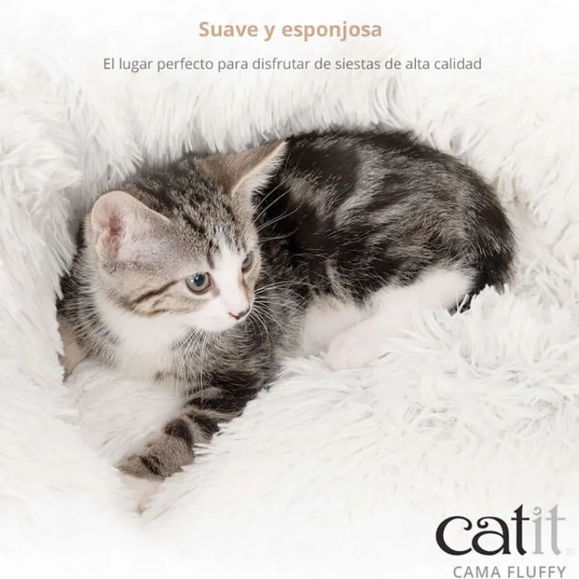 Cat it Camas^Catit Cama para gatos Fluffy Gris