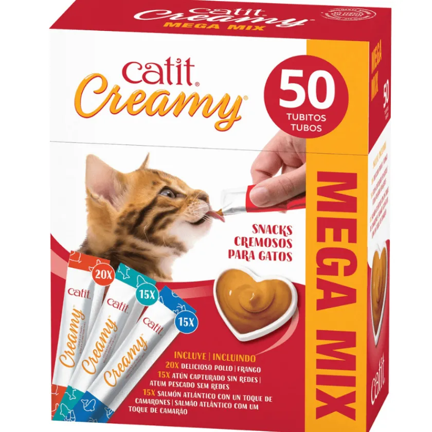 Cat it Húmedos^Catit Creamy Megamix Multipack 50 un