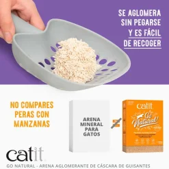 Cat it Arenas | Castrados^Catit Go Natural Arena Con Aroma a Lavanda 5,6 Kg
