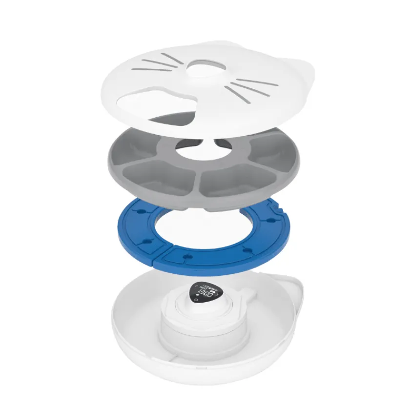 Cat it Comederos Y Fuentes De Agua | Adultos (1 A 7 Años)^Catit Pixi Smart Comedero 6 Porciones