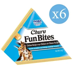 Inaba Galletas Y Snacks^Churu Fun Bites Perro Sabor Pollo y Queso 132gr