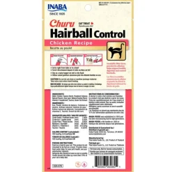 Inaba Húmedos^Churu Hairball Control Pollo 56gr