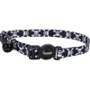 Arnes, Collares, Correas | Productos Outlet^Coastal Fashion Collar Black Skulls Cat