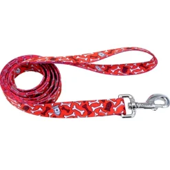Coastal Arnes, Collares Y Correas^Style Red Bones Trailla o correa para Perros Talla L