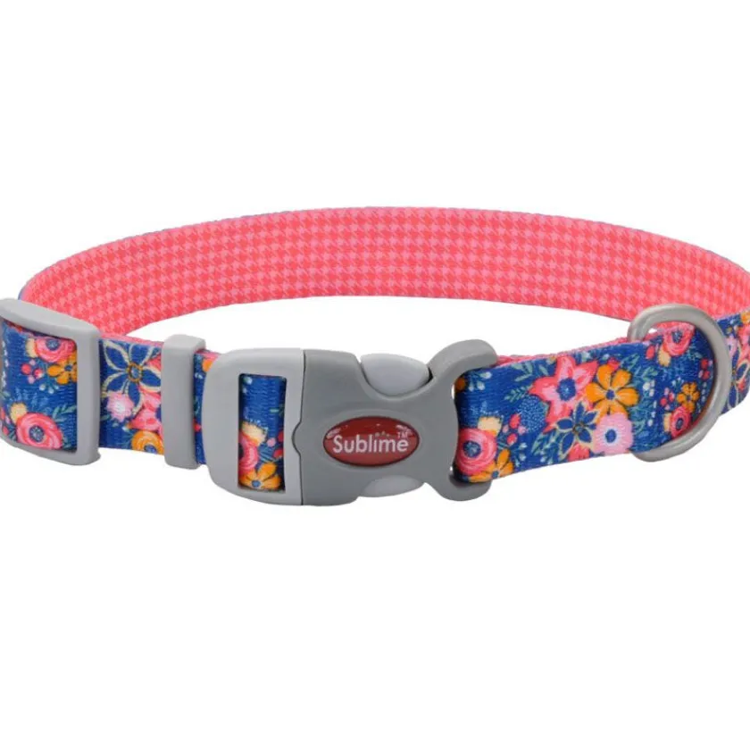 Arnes, Collares Y Correas^Coastal Sublime Collar Flower Pink L