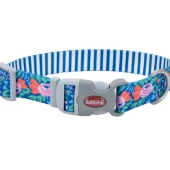 Arnes, Collares Y Correas^Coastal Sublime Collar Flower Teal XS